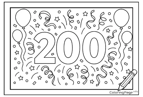 Online coloring page Coloring Page 200